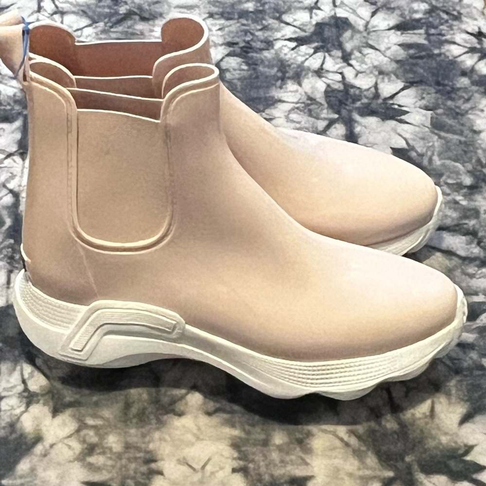 Rain boot season! Kenneth Cole Pale pink/nude